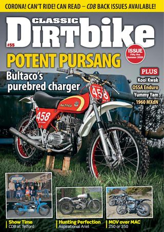 CDB202006 Classic Dirt Bike Magazine Summer 2020 - latest issue